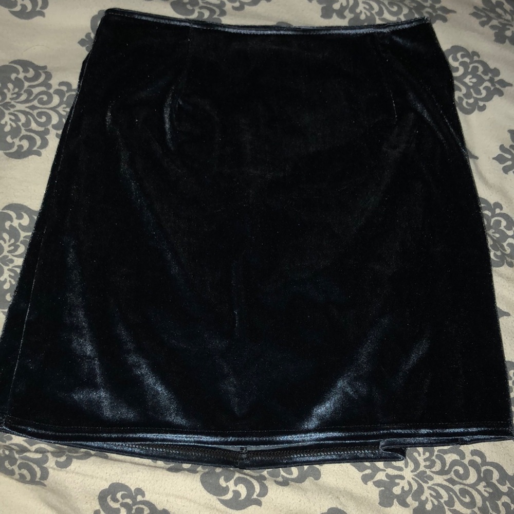 velvet skirt